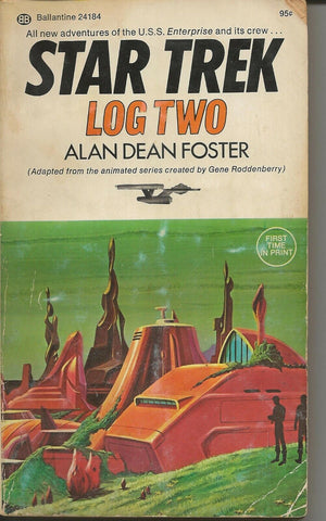 Star Trek Log Two ORIGINAL Vintage 1974 Paperback Book Ballantine Alan D Foster