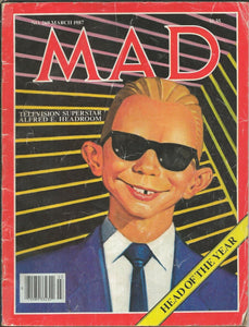 VINTAGE March 1987 Mad Magazine #269 Mad Headroom Madballs Madonna Michael J Fox