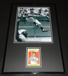 Alan Trammell Signed Framed 11x17 Photo Display Detroit Tigers