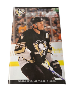 Nov 8 2006 Lightning @ Penguins Program Sergei Gonchar Nils Ekman Hat Trick