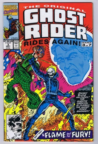 Original Ghost Rider Rides Again #3 Vintage 1991 Marvel Comics