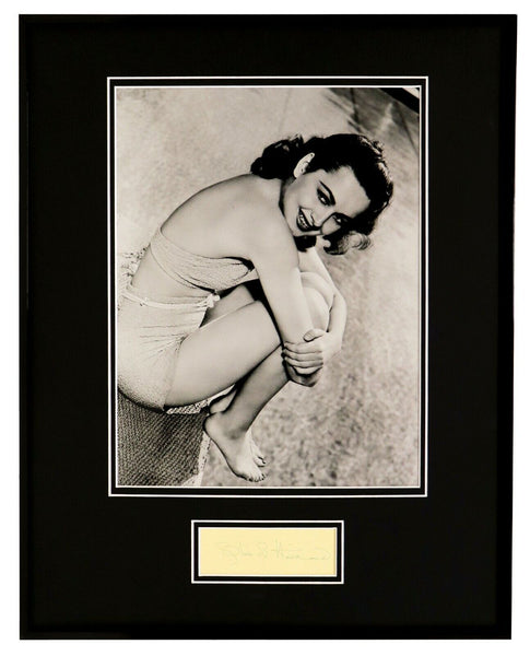 Olivia De Havilland Signed Framed 16x20 Photo Display JSA Gone With the Wind 