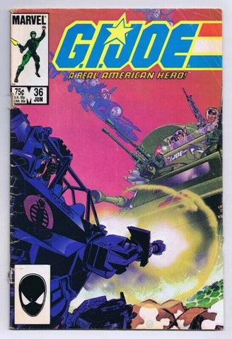 GI Joe #36 ORIGINAL Vintage 1985 Marvel Comics 