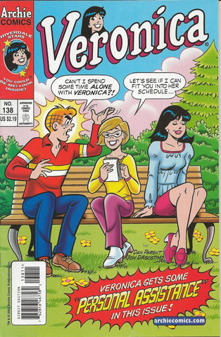 Veronica #138 ORIGINAL Vintage 2003 Archie Comics GGA 