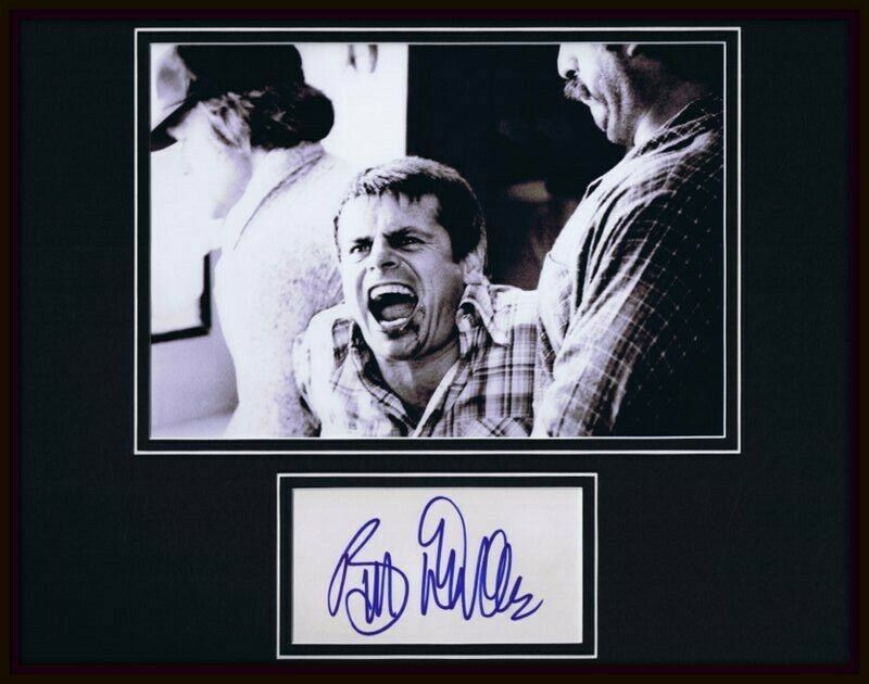 William Devane Signed Framed 11x14 Photo Display JSA