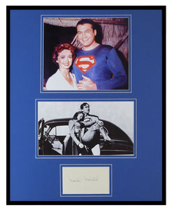 Noel Neill Signed Framed 16x20 Superman Photo Display