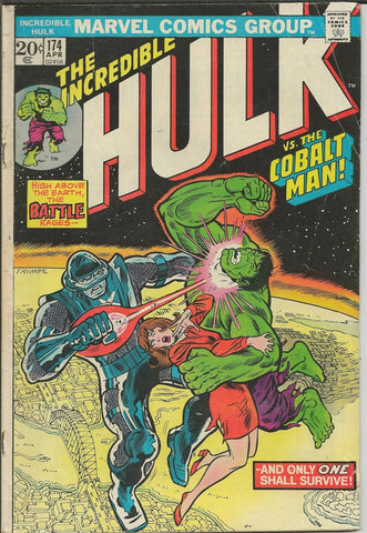 Incredible Hulk #174 ORIGINAL Vintage 1974 Marvel Comics 