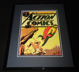 Action Comics #38 Framed 11x14 Repro Cover Display Superman 