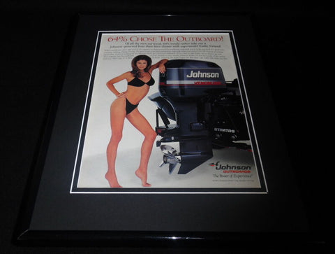 1995 Johnson Outboards Bikini Model Framed 11x14 ORIGINAL Advertisement