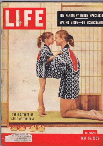 ORIGINAL Vintage May 16 1955 Life Magazine US / East Style