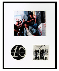 New Kids on the Block Signed Framed 16x20 CD + Photo Display NKOTB CX