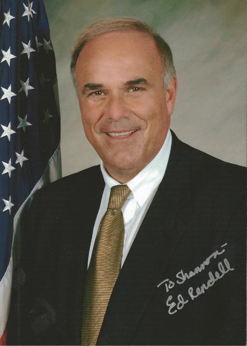 Ed Rendell Signed 5x7 Photo Governor Pennsylvania