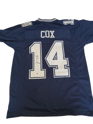 Jabril Cox Cowboys Signed Custom Jersey GAMEDAY Signing