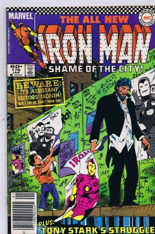 Iron Man #178 ORIGINAL Vintage 1984 Marvel Comics 