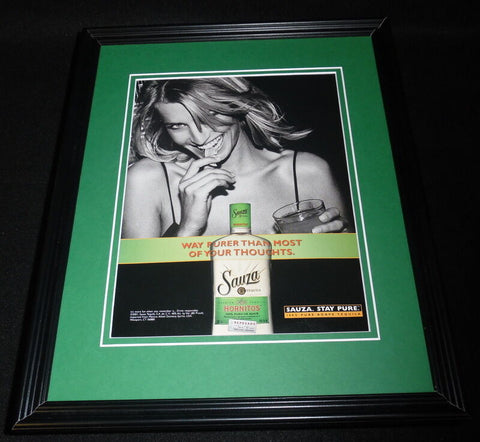 2000 Sauza Tequila Framed 11x14 ORIGINAL Vintage Advertisement B