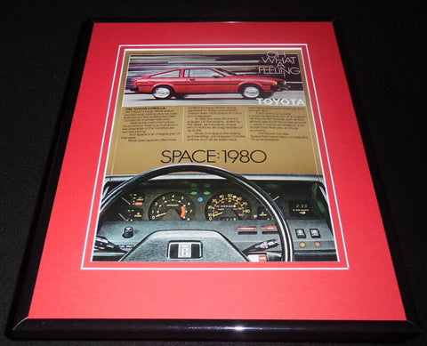 1980 Toyota Corolla SR 5 Coupe Framed 11x14 ORIGINAL Vintage Advertisement