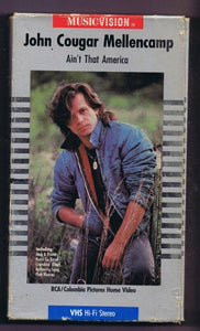 John Cougar Mellencamp Ain't That America (1984) VINTAGE VHS Cassette  