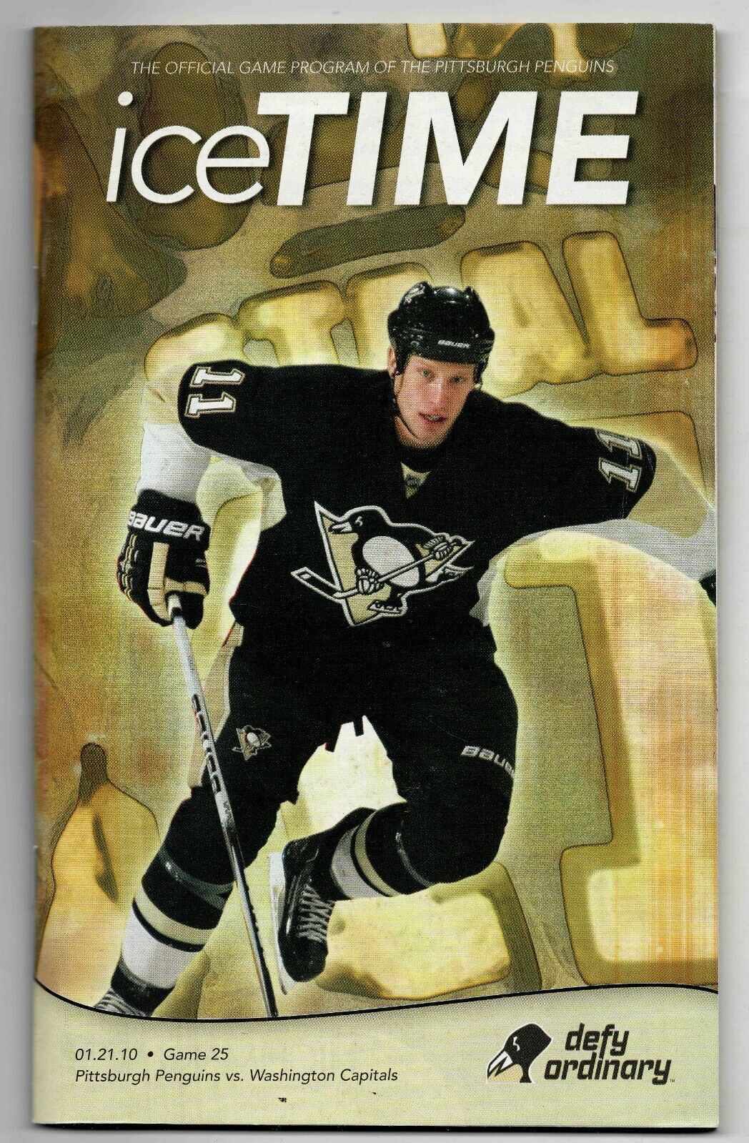 Jan 21 2010 Pittsburgh Penguins vs Capital Program Crosby & Ovechkin Goals