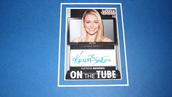 Katrina Bowden Signed Framed 16x20 Lingerie Photo Set PANINI 30 Rock