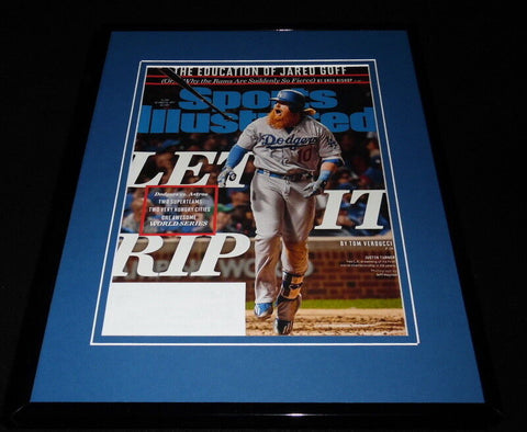 Justin Turner 11x14 Framed ORIGINAL 2017 Sports Illustrated Cover Dodgers