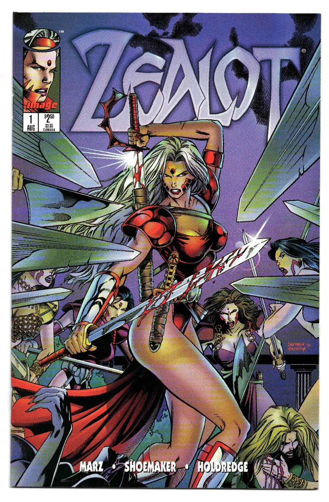 Zealot #1 VINTAGE 1995 Image Comics GGA