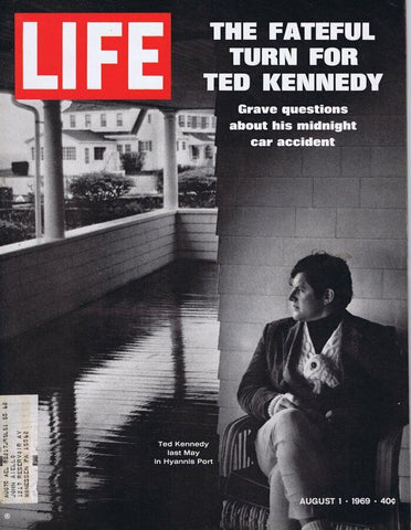 ORIGINAL Vintage Life Magazine August 1 1969 Ted Kennedy