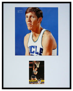 Bill Walton Signed Framed 16x20 Photo Display JSA UCLA