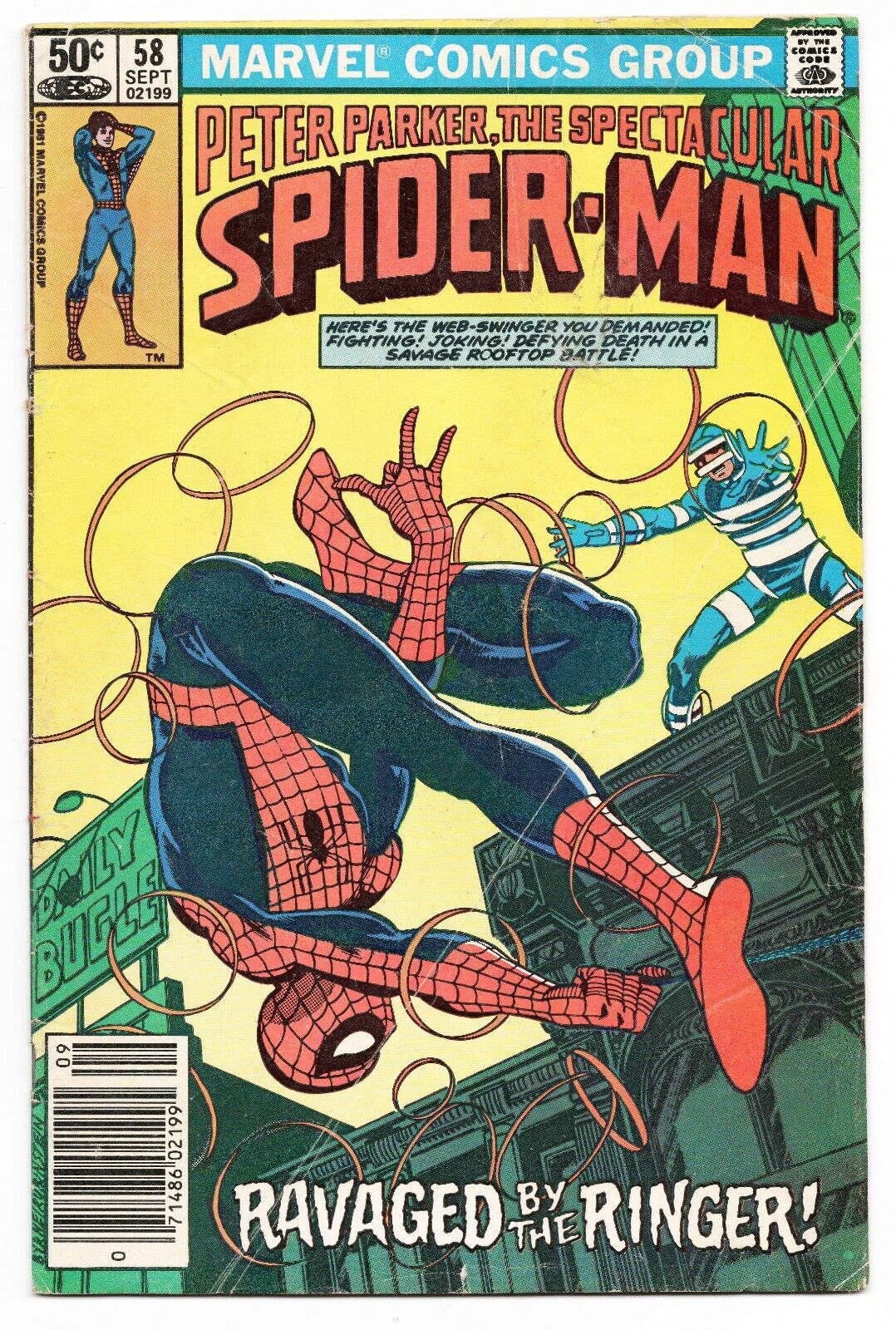 Spectacular Spider-Man #58 VINTAGE 1981 Marvel Comics