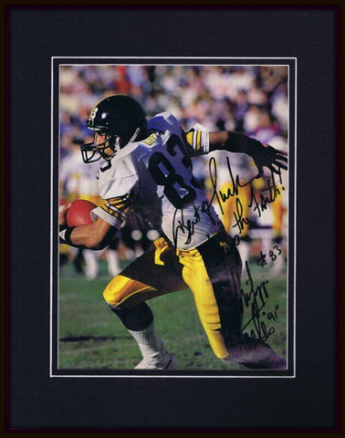 Louis Lipps Signed Framed 11x14 Photo Display Pittsburgh Steelers