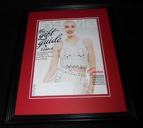 Gwen Stefani Framed 11x14 ORIGINAL 2015 InStyle Magazine Cover 