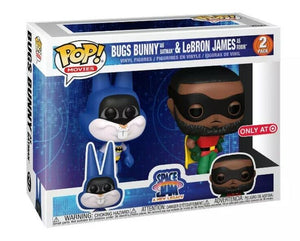 NEW SEALED 2021 Funko Pop Figure Space Jam Bugs Bunny Lebron James Target Set