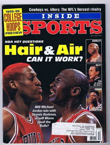 ORIGINAL Vintage December 1995 Inside Sports Magazine Michael Jordan D Rodman