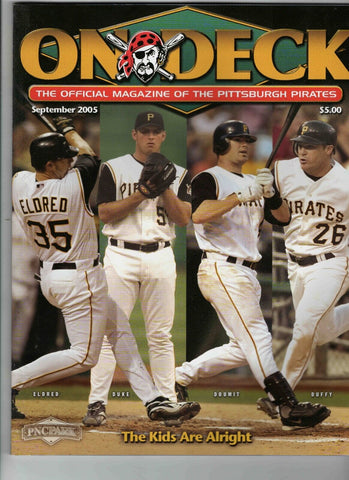 Sep 2005 Pittsburgh Pirates Program Magazine Doumit Duke Duffy Eldred