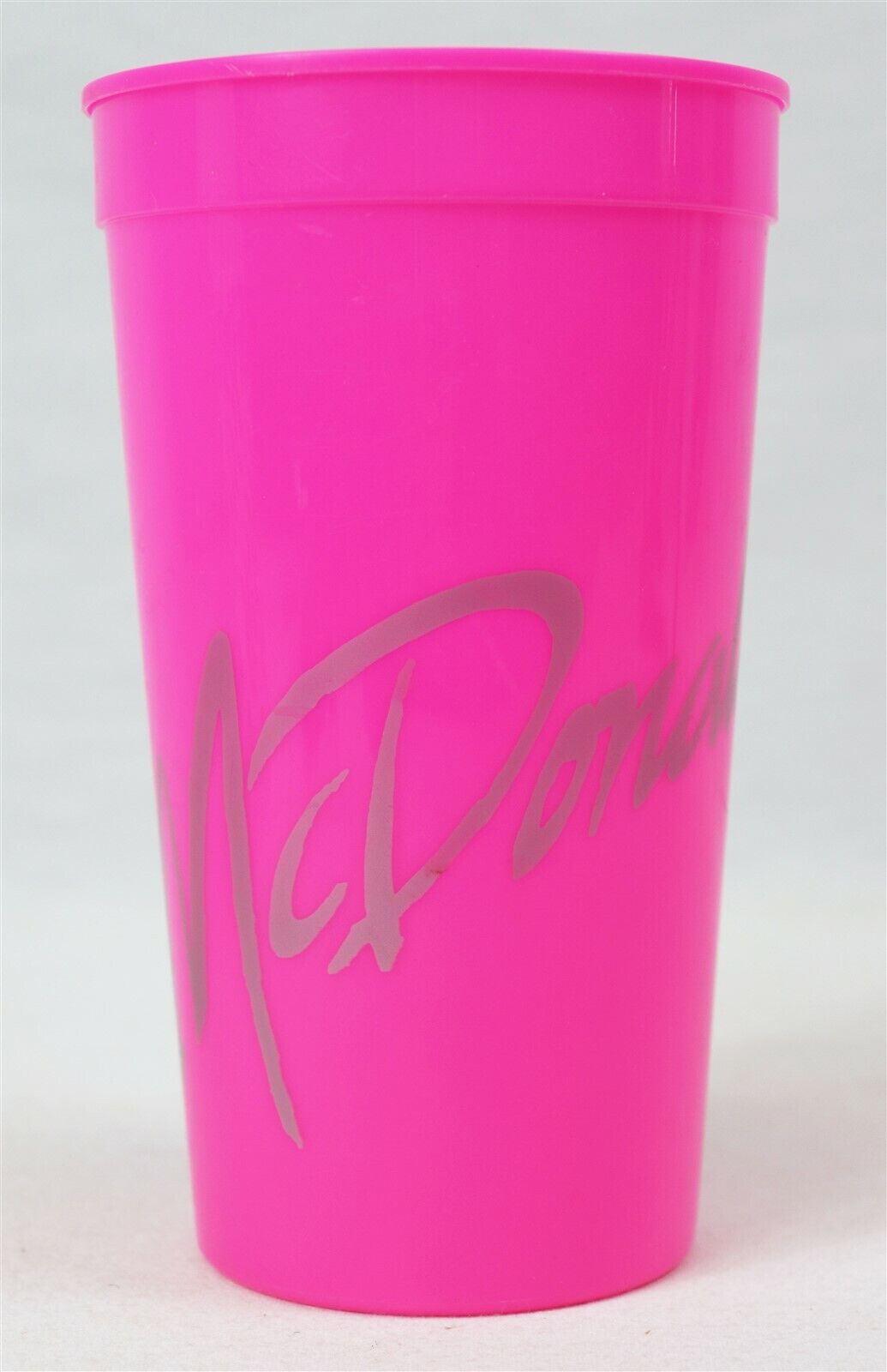 VINTAGE McDonald's Restaurant Large Pink Plastic Value Meal Cup