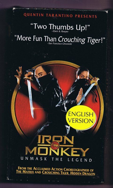 Iron Monkey (1993) VINTAGE VHS Cassette 