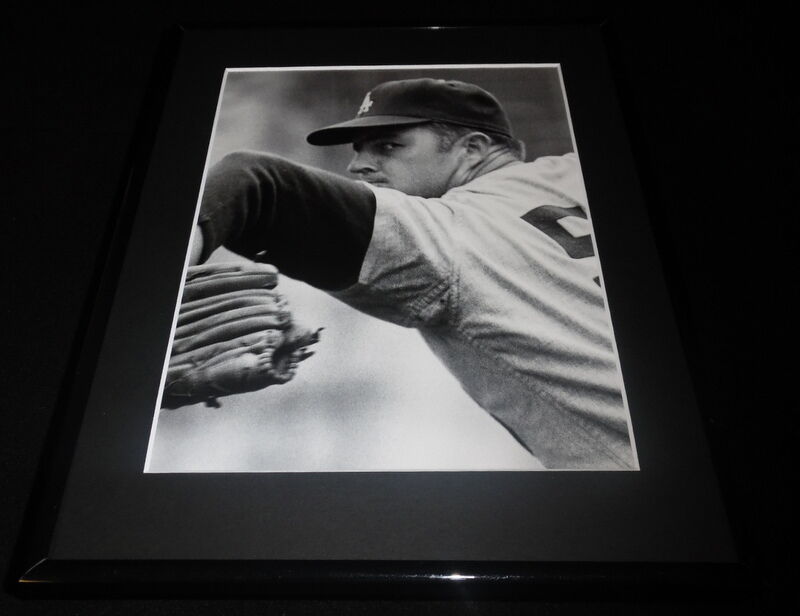 Don Drysdale Framed 11x14 Photo Display Dodgers