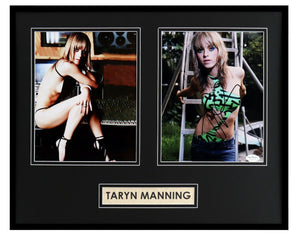 Taryn Manning Signed Framed 16x20 Photo Set JSA Orange Is the New Black