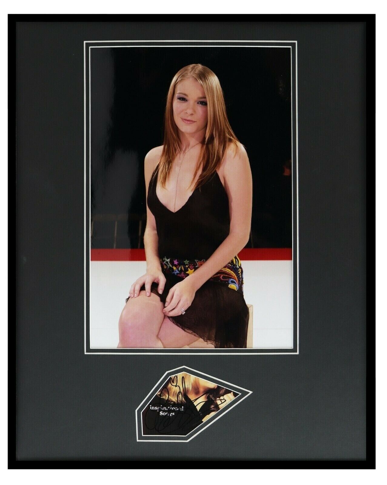 Leann Rimes Signed Framed 16x20 Photo Display JSA 