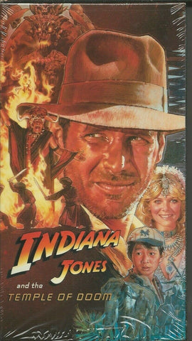 Indiana Jones Temple of Doom VINTAGE VHS Cassette Harrison Ford 