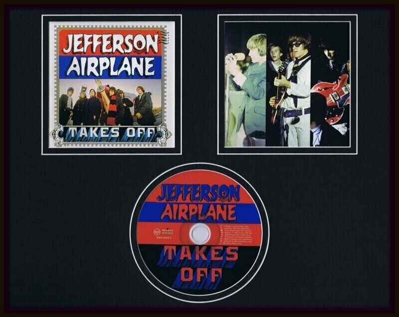 Jefferson Airplane Takes Off Framed 11x14 CD & Photo Display