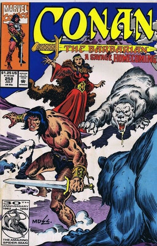 Conan the Barbarian #258 ORIGINAL Vintage 1992 Marvel Comics 