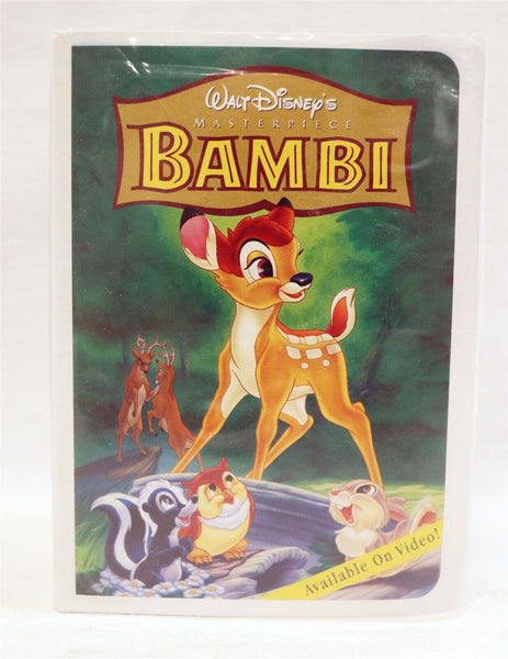 VINTAGE SEALED 1996 McDonald's Bambi Mini VHS Box + Figure Set