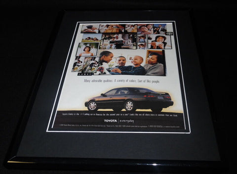 1999 Toyota Camry Framed 11x14 ORIGINAL Vintage Advertisement