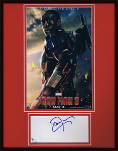 Don Cheadle Signed Framed 11x14 Iron Man Poster Display War Machine