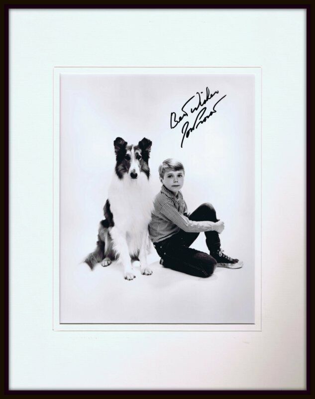 Jon Provost Signed Framed 11x14 Photo Display Lassie