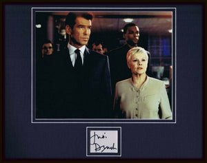 Judi Dench Signed Framed 11x14 Photo Display James Bond C