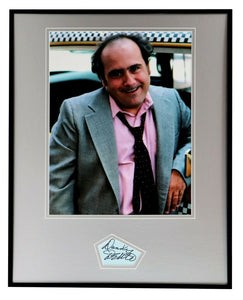 Danny Devito Signed Framed 16x20 Photo Display Taxi