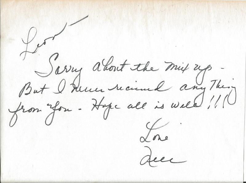 Nell Carter Signed Handwritten Letter Gimme a Break