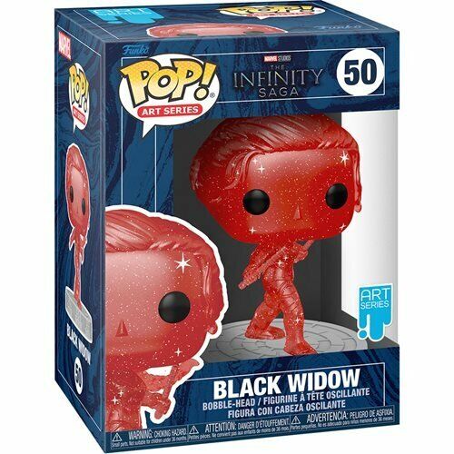 NEW SEALED 2021 Funko Pop Figure Avengers Infinity Saga Black Widow Red Artist