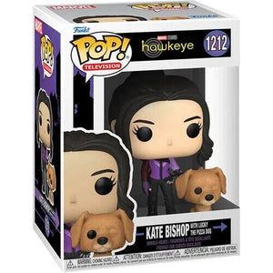 NEW SEALED 2022 Funko Pop Figure Hawkeye Kate Bishop + Lucky the Pizza Dog